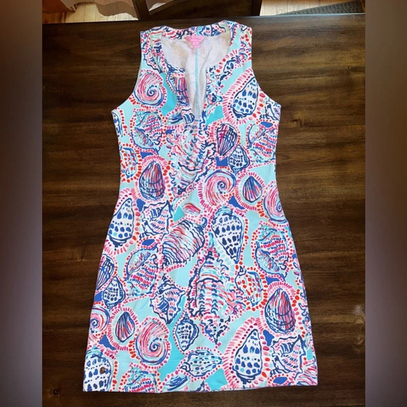 Lilly Pulitzer Dresses & Skirts - Lilly Pulitzer estrada shell me about it dress size XS
